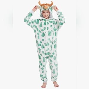 Kids Onesie Animal Girls Costume One Piece Pajamas Sleepwear